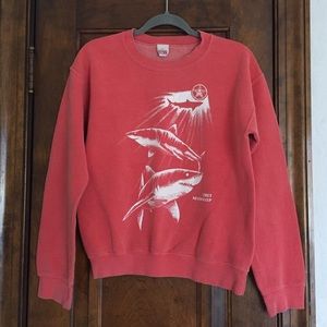 Obey Never Sleep Coral Throwback Sweatshirt